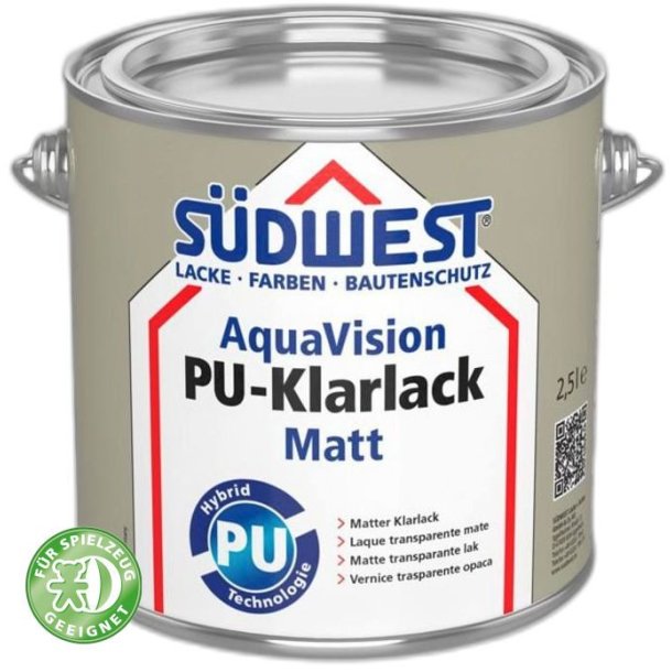 AquaVision PU-Klarlack Helmat.